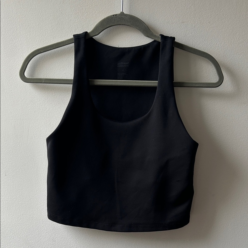 Girlfriend Collective cropped work out top